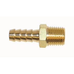 Messing lige fitting 1/4 NPT - 10mm