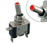 ON/OFF kontakt med farvet lys. 25 amp kontinuerlig