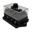 Sikringsholder til 4 sikringer. 30 amp per sikring