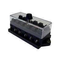 Sikringsholder til 6 sikringer. 30 amp per sikring