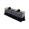 Sikringsholder til 8 sikringer. 30 amp per sikring