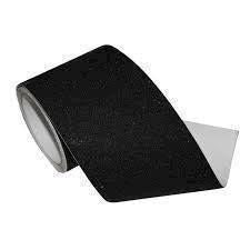 Skridsikker tape. 100 mm bred x 3 meter. Sort