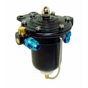 Benzintryksregulator lavtryk Malpassi Motorsport Filter King med JIC6/AN6/-6 tilslutninger