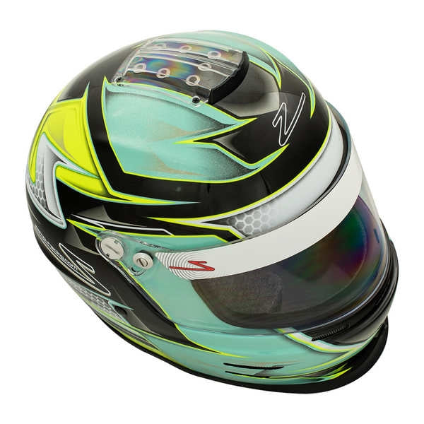 Zamp karthjelm model RZ-42Y.  Str. 52-59. 6 farve muligheder. Snell CMR2016 godkendt.