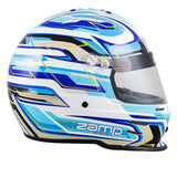 Zamp karthjelm model RZ-42Y.  Str. 52-59. 6 farve muligheder. Snell CMR2016 godkendt.