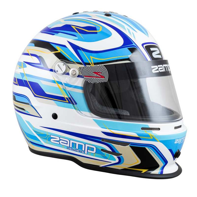 Zamp karthjelm model RZ-42Y.  Str. 52-59. 6 farve muligheder. Snell CMR2016 godkendt.