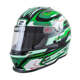 Zamp karthjelm model RZ-42Y.  Str. 52-59. 6 farve muligheder. Snell CMR2016 godkendt.
