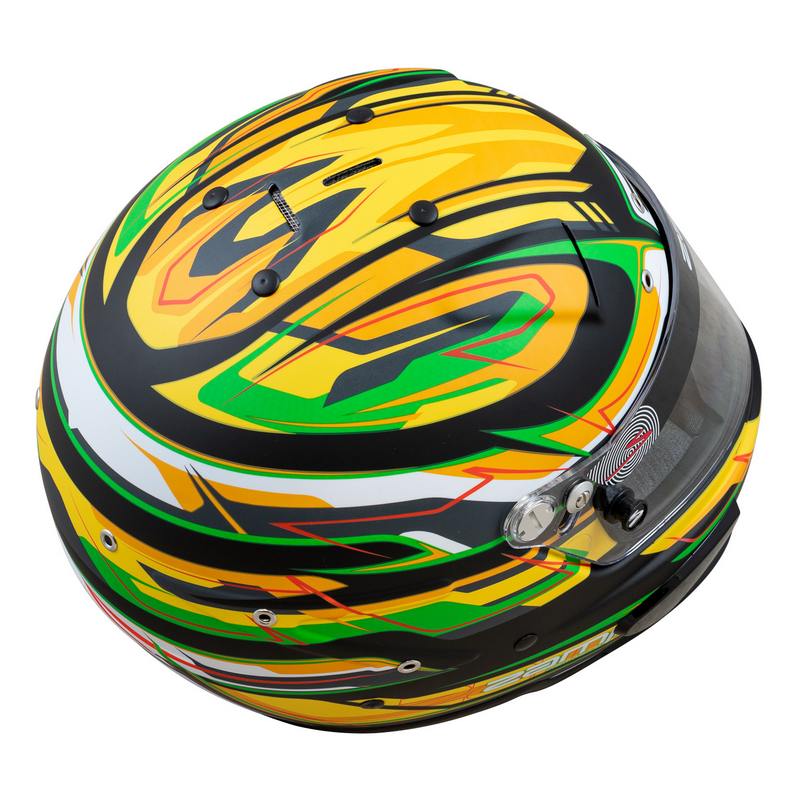 Zamp hjelm model RZ-70E. Str. XS-XXL. 5 farve muligheder. FIA 8859-2015 godkendt.
