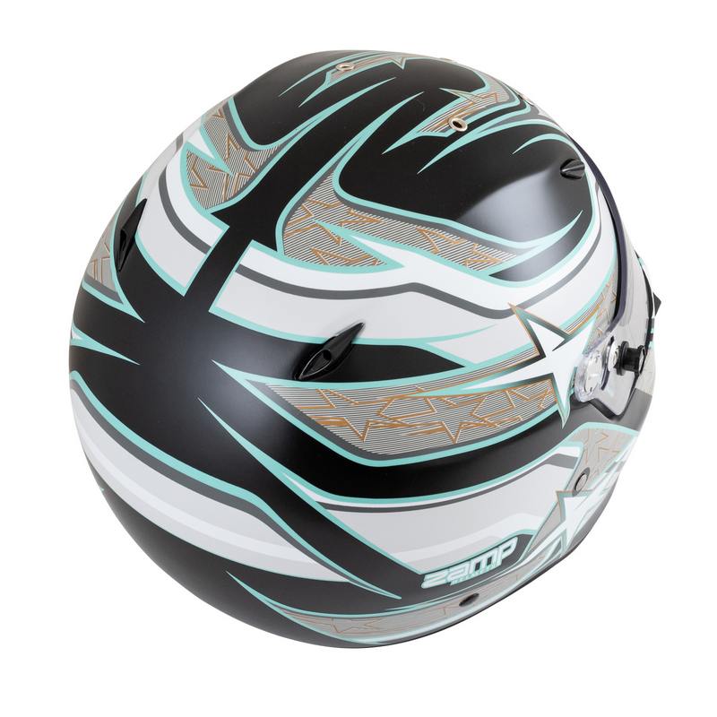 Zamp hjelm model ZR-72. Str. S-XL. 4 farve muligheder. FIA 8859-2015 godkendt.
