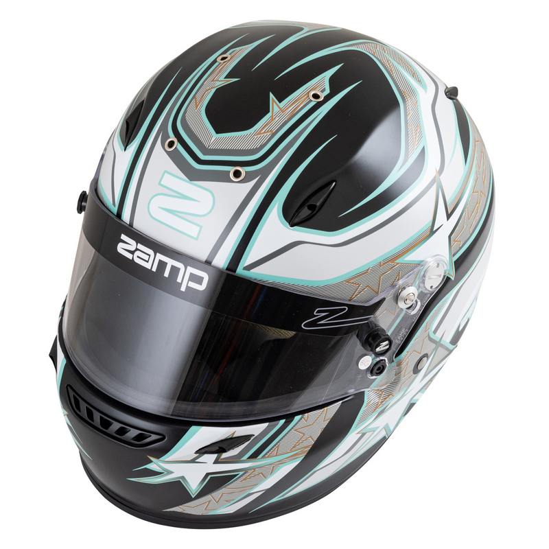Zamp hjelm model ZR-72. Str. S-XL. 4 farve muligheder. FIA 8859-2015 godkendt.