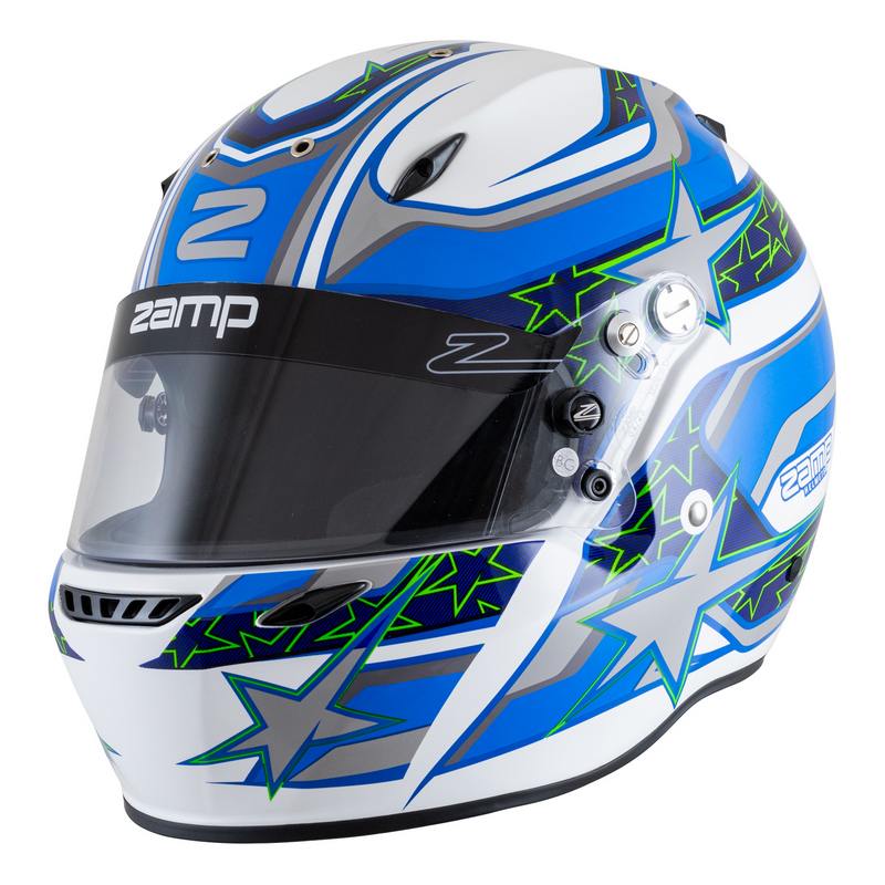 Zamp hjelm model ZR-72. Str. S-XL. 4 farve muligheder. FIA 8859-2015 godkendt.