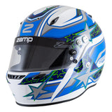 Zamp hjelm model ZR-72. Str. S-XL. 4 farve muligheder. FIA 8859-2015 godkendt.