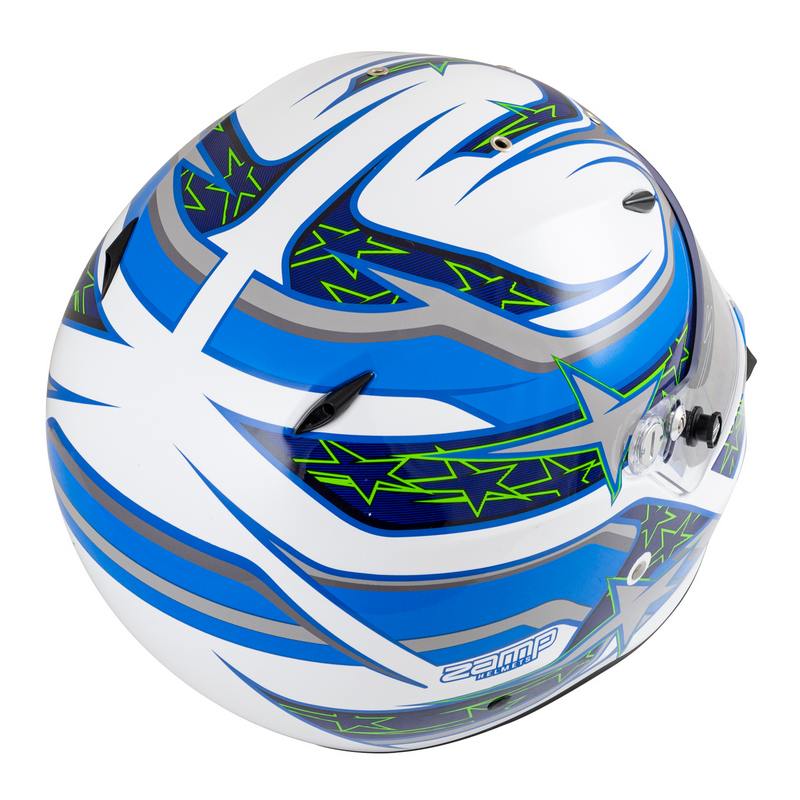 Zamp hjelm model ZR-72. Str. S-XL. 4 farve muligheder. FIA 8859-2015 godkendt.