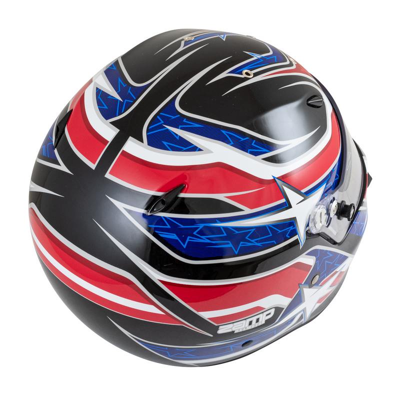 Zamp hjelm model ZR-72. Str. S-XL. 4 farve muligheder. FIA 8859-2015 godkendt.