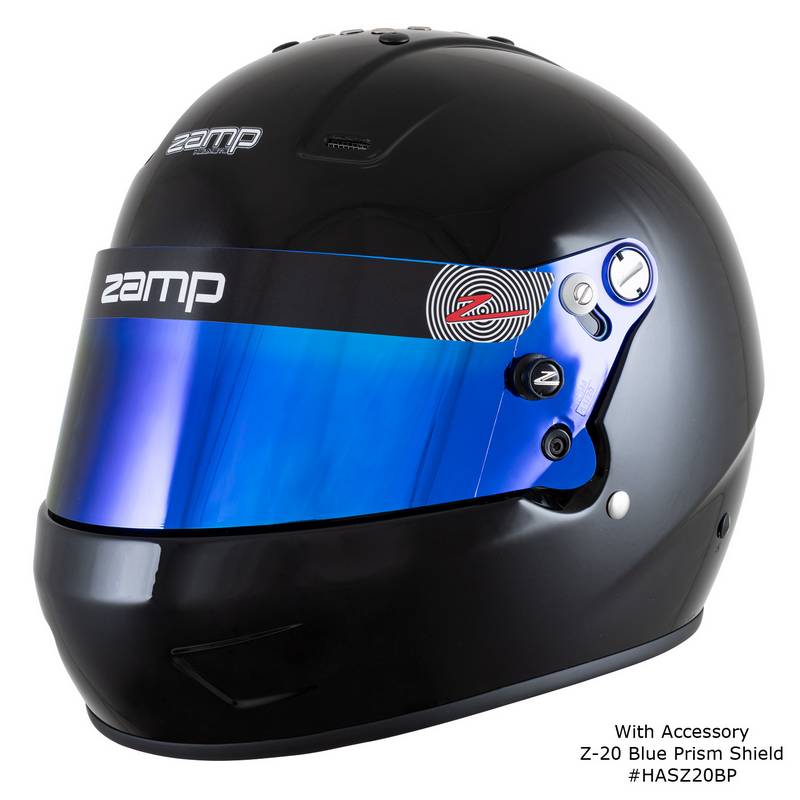 Zamp karthjelm model RZ-57. Hvid eller sort. Str. XS-XXXL. Snell SA2025 godkendt.