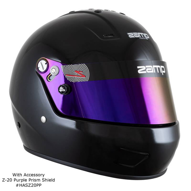 Zamp karthjelm model RZ-57. Hvid eller sort. Str. XS-XXXL. Snell SA2025 godkendt.
