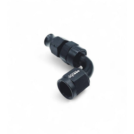 OBP Hardline -6JIC 90 gr. fitting 5/16" slange. Sort