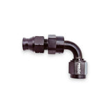 OBP Hardline -6JIC 90 gr. fitting 3/8" slange. Sort