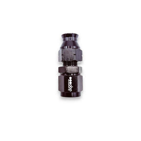OBP Hardline -6JIC lige fitting 3/8" slange. Sort