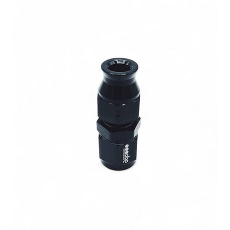 OBP Hardline -6JIC lige fitting 3/8" slange. Sort