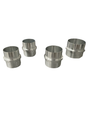 Mocal aluminium slangesamler. Diameter 76 mm
