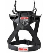 Simpson Hybrid Sport str. XS-XL med "Quick Release" anker. I compositmateriale. FIA8858-2010 godkendt. Vælg str.ud fra brystmål.