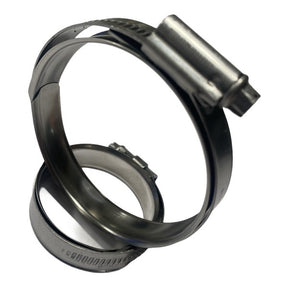 Spændebånd med inderring 40-60mm diameter. Bredde 12mm. Rustfri (AISI 430 W3)