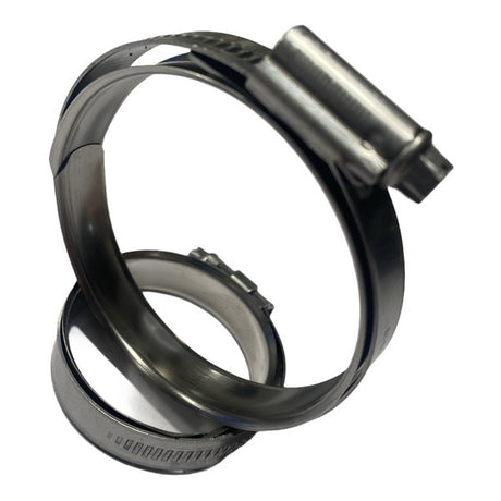 Spændebånd med inderring 25-40mm diameter. Bredde 12mm. Rustfri (AISI 430 W3)