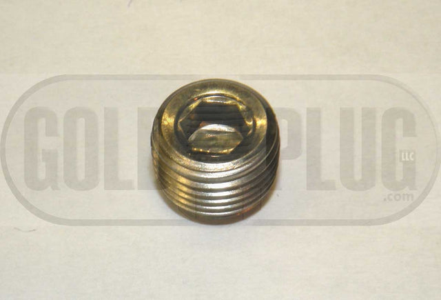 Gold plug magnetisk bundprop 1/8" NPT gevind. Indvendig