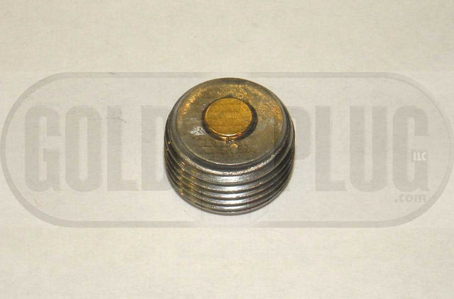 Gold plug magnetisk bundprop 1/4" NPT gevind. Indvendig