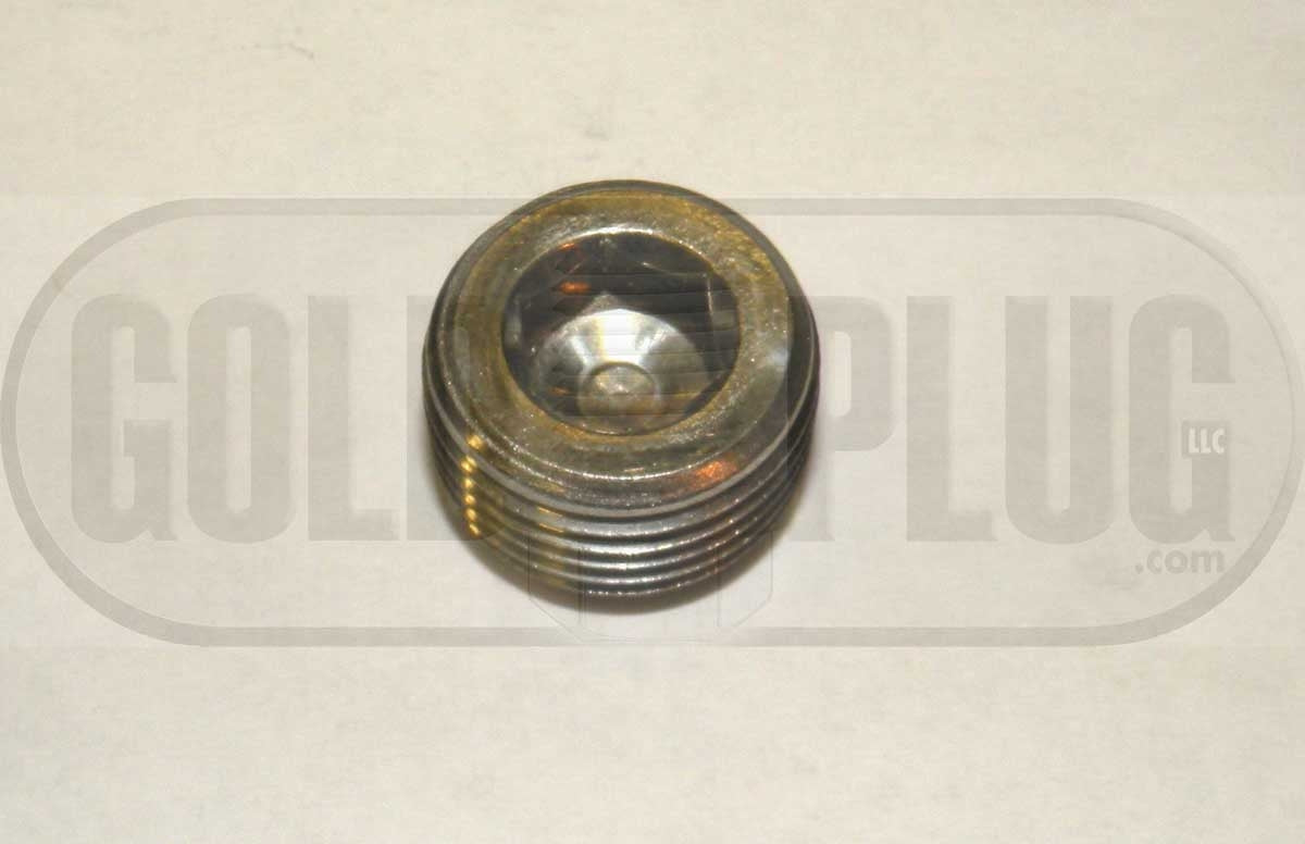 Gold plug magnetisk bundprop 1/4" NPT gevind. Indvendig