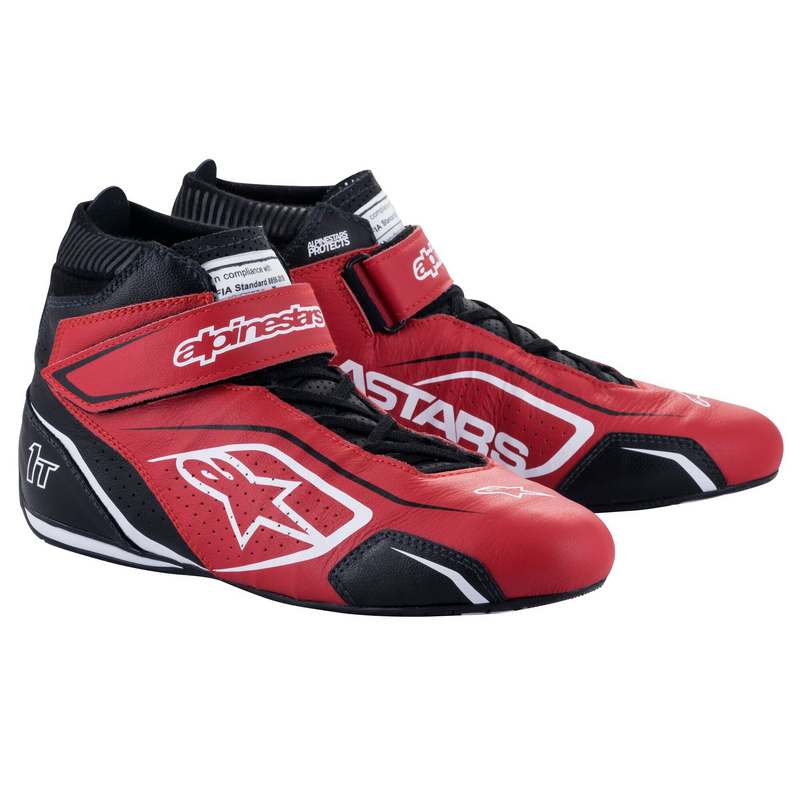 Alpinestars sko model Tech-1 T V3. Str. 37-47. 6 farve muligheder. FIA-8856-2018-godkendt.