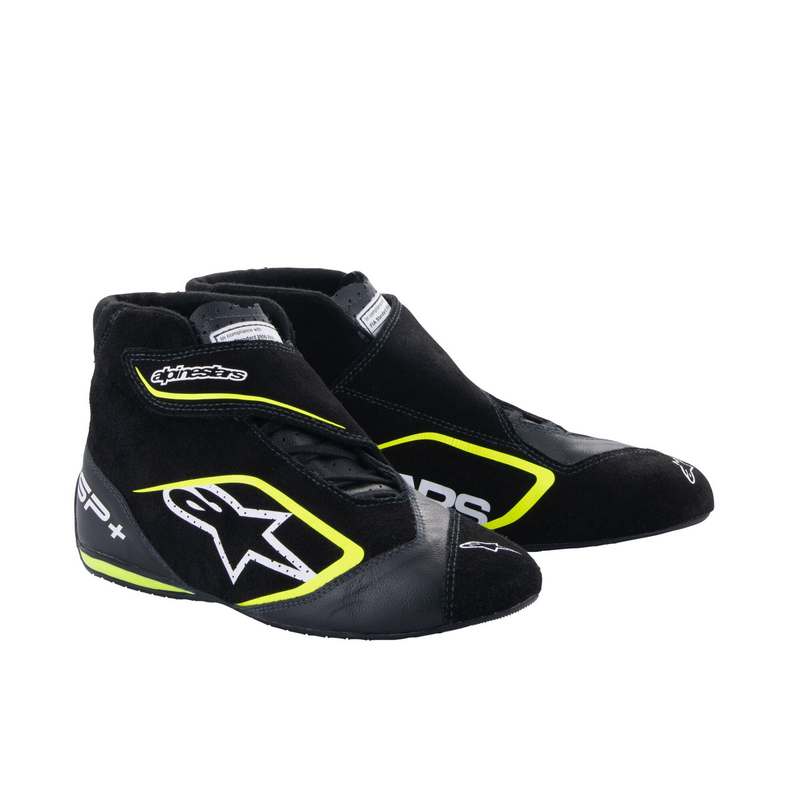 Alpinestars sko model SP+. Str. 37-47. 4 farve muligheder. FIA-8856-2018-godkendt.