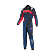 Alpinestars karting junior køredragt model KMX-9 V3 Graphic. Blå med sort og rød. Str. 120-150. FIA-8877-2022-godkendt.