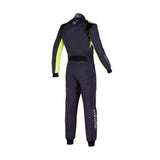 Alpinestars karting junior køredragt model KMX-9 V3 Graphic. Sort med neongul. Str. 120-150. FIA-8877-2022-godkendt.