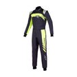 Alpinestars karting junior køredragt model KMX-9 V3 Graphic. Sort med neongul. Str. 120-150. FIA-8877-2022-godkendt.