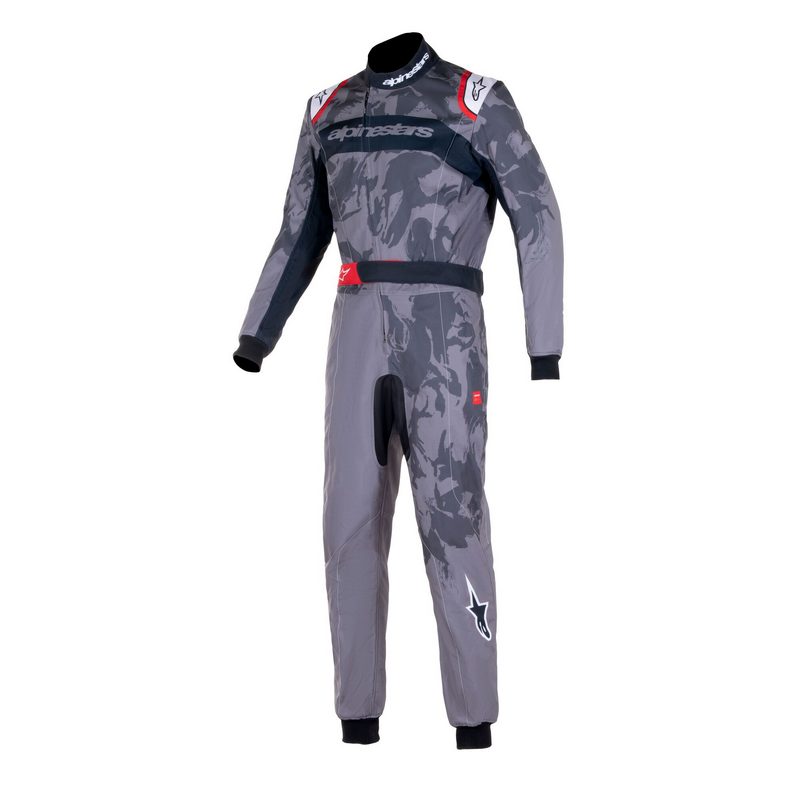 Alpinestars karting køredragt model KMX-9 V3 Graphic. Str. 40-60. 2 farve muligheder. FIA-8877-2022-godkendt.