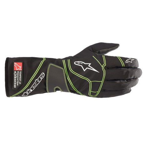 Alpinestars karting handsker model Tempest V2. Vandtæt vinter model. Sort. Str. S (7,5)