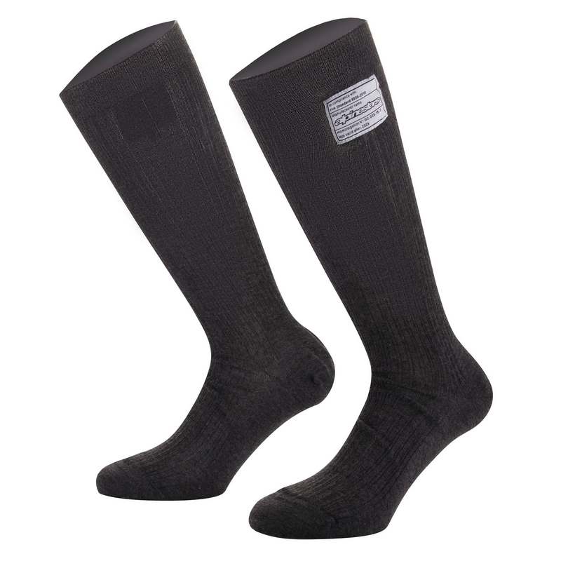 Alpinestars strømper model Race V4. Sort eller hvid. Str. S-XL. FIA-8856-2018-godkendt