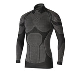 Alpinestars langærmet undertrøje model Ride Tech Winter. Sort og grå. Str. XS-XXL