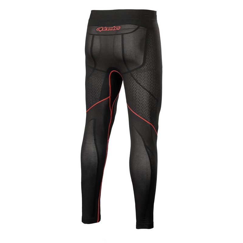 Alpinestars lange underbukser model Ride Tech Summer. Sort med rød. Str. XS-XXL