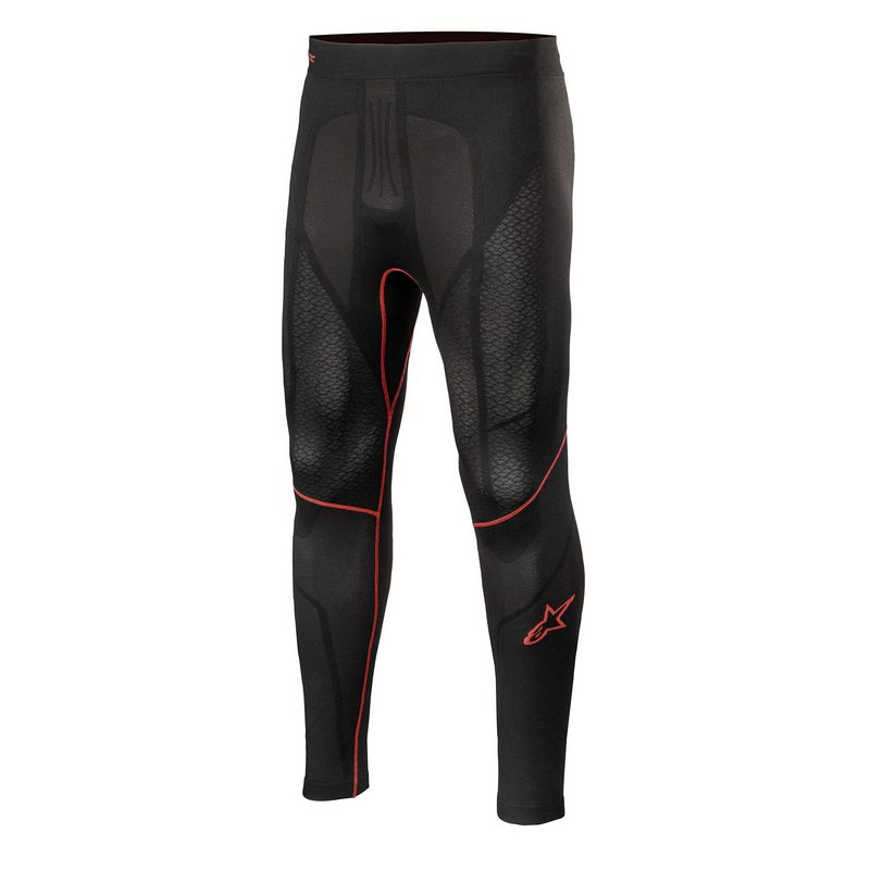 Alpinestars lange underbukser model Ride Tech Summer. Sort med rød. Str. XS-XXL