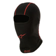 Alpinestars karting balaclava model KX V2. Sort med rød. Onesize