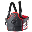 Alpinestars junior ribbensbeskytter model AK-1. Sort med hvid og rød. Str. S-XL. FIA-8870-2018-godkendt.