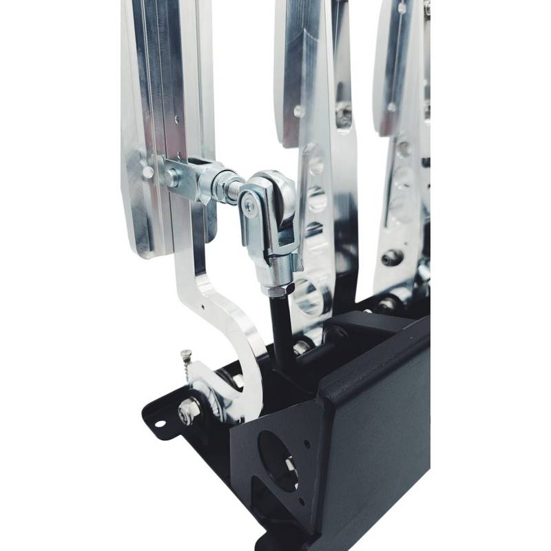 OBP PRO RACE V2 pedalbox. Gulvmonteret til hydraulisk kobling.
