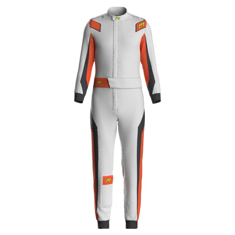 P1 køredragt model Lite Best. Str. 1-7. 5 farvemuligheder. FIA-8856-2018-godkendt