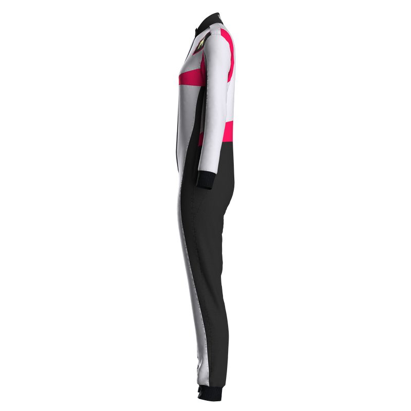 P1 køredragt model Lite Star. Damemodel. Str. 1-6. 2 farvemuligheder. FIA-8856-2018-godkendt