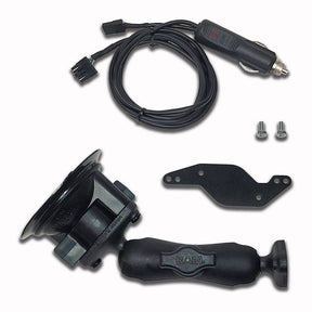 Monit kit til notebil inklusiv sugekop beslag, ledningsnet til G100/G200 med stik til reset knap (AC009, AC010 eller AC011) og stik til cigartænder