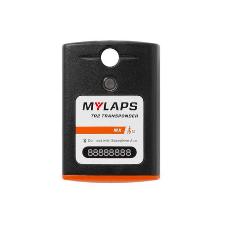 Mylaps TR2 transponder til MX inkl. 1 års abonnement. Genopladelig. Inkl. lader