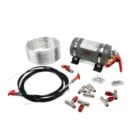 FEV 2.25kg mekanisk ildslukkersystem (Aluminium cylinder). Inklusiv beslag. FIA-godkendt (liste 16)
